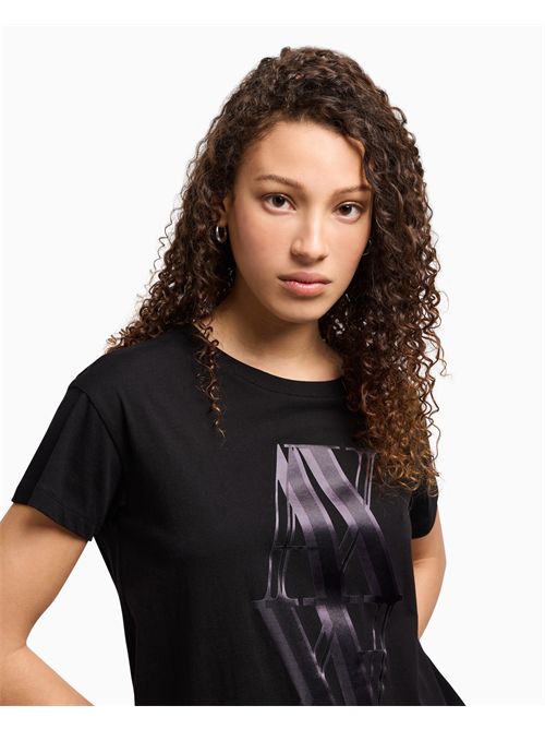 t-shirt woman black ARMANI EXCHANGE | XW000515AF10359/UC001